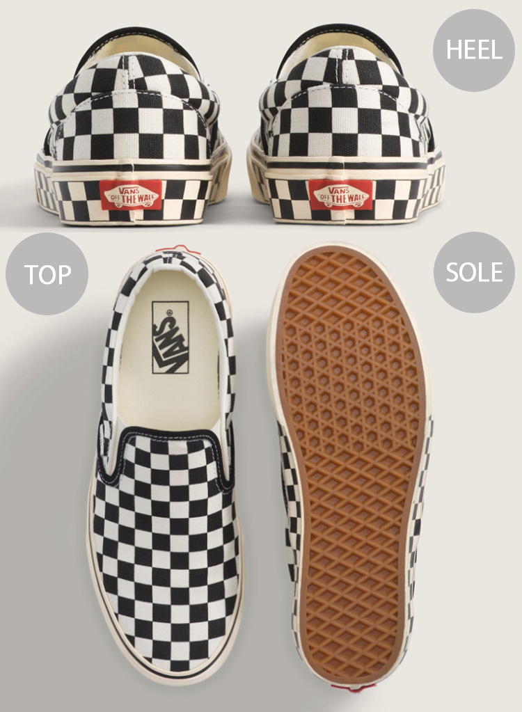 VANS（ヴァンズ） バンズ スニーカー CLASSIC SLIP-ON CHECKERBOARD