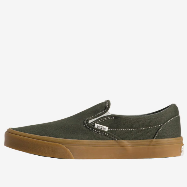 【未使用】VANS Cls.Slip-On LX (茶) （プー195） VANS（ヴァンズ） バンズ スニーカー CLASSIC SLIP-ON GUM OBSIDIAN