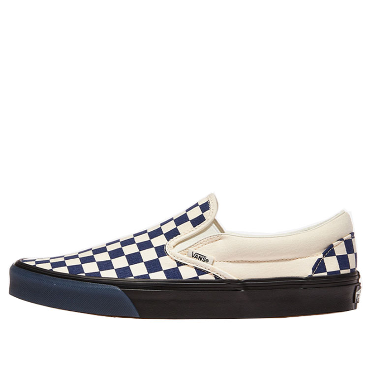 VANS バンズ スニーカー CLASSIC SLIP-ON CHECKERBOARD NAVY
