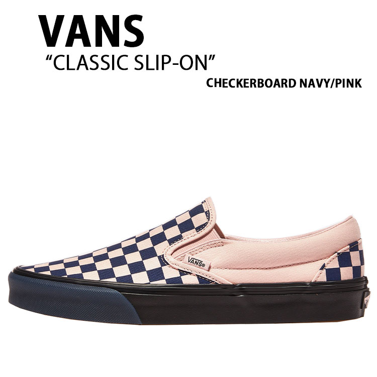[VANS] スリッポン CLASSIC SLIP ON チェッカーボード FOXGLOVE Vans Slip-On Checkerboard Skate Shoe - Foxglove / White