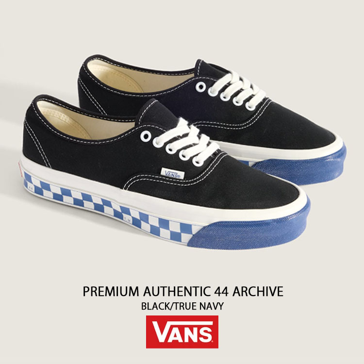 もも　新品未使用　タグ付き　VANS　オーセンティック ネイビー　レア VANS（ヴァンズ） バンズ スニーカー AUTHENTIC 44 ARCHIVE BLACK TRUE