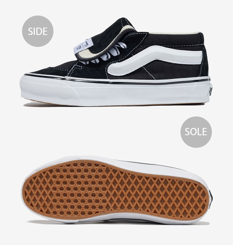 VANS バンズ スニーカー HOMME GIRLS OTW SK8-MID REISSUE 83 OST VN000NBNCJK シューズ オムガールズ スケートミッド リイシュー83 BLACK VANS（ヴァンズ） バンズ スニーカー HOMME GIRLS OTW SK8-MID REISSUE