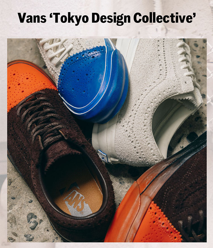 VANS バンズ スニーカー OLD SKOOL BROGUE LX MARSHMALLOW TOKYO