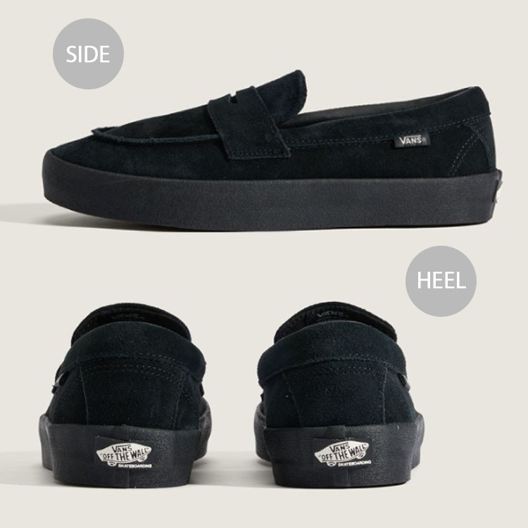 バンズ ローファー　スエード ブラック VANS LOAFER バンズ ローファー スエード ブラック 27cm - メルカリ