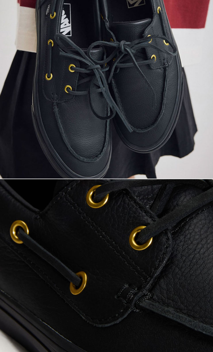 VANS（ヴァンズ） バンズ スニーカー 2-EYELET BOAT SHOE LEATHER