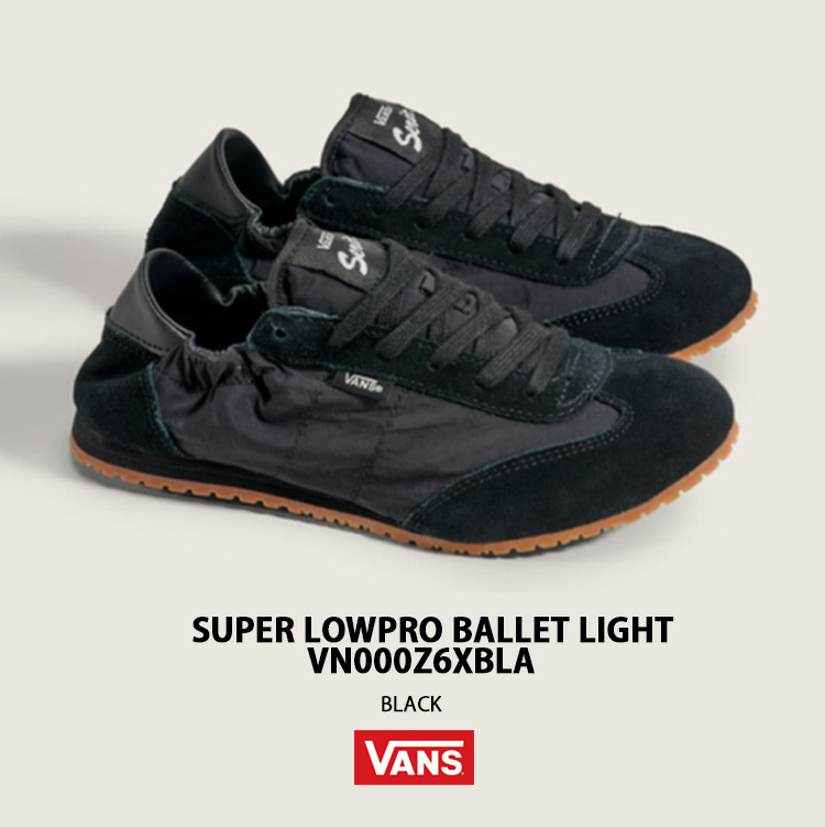 VANS（ヴァンズ） バンズ スニーカー SUPER LOWPRO BALLET LIGHT BLACK