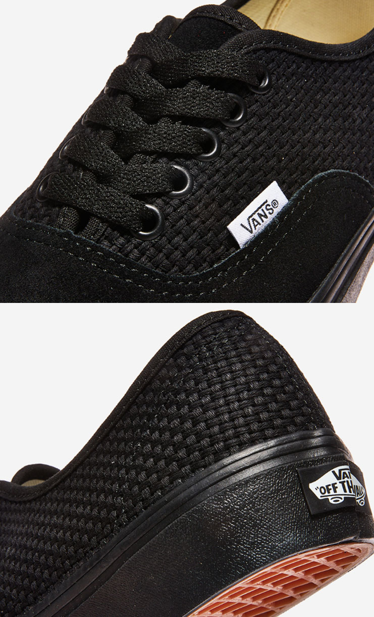 VANS（ヴァンズ） バンズ スニーカー AUTHENTIC KNIT BLACK BLACK