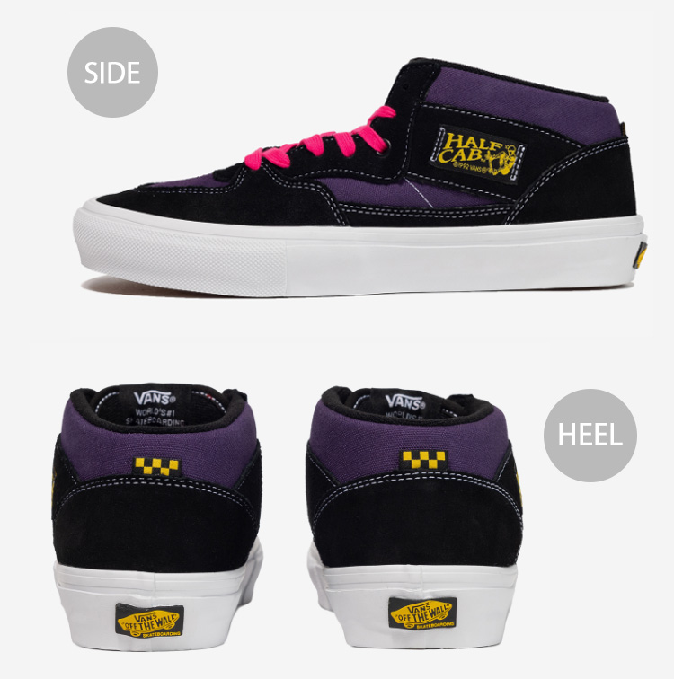 VANS バンズ スニーカー SKATE HALF CAB BLACK PURPLE