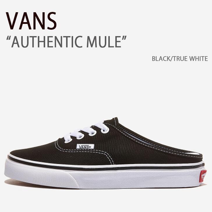 AUTHENTIC（VANS） VANS バンズ スニーカー AUTHENTIC MULE BLACK TRUE