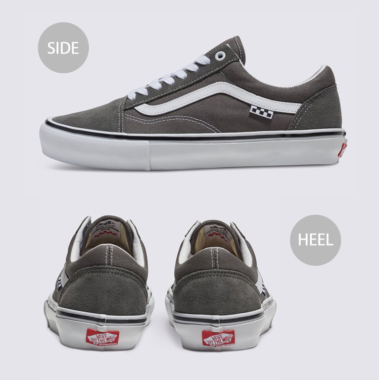 VANS（ヴァンズ） バンズ スニーカー SKATE OLD SKOOL PEWTER WHITE