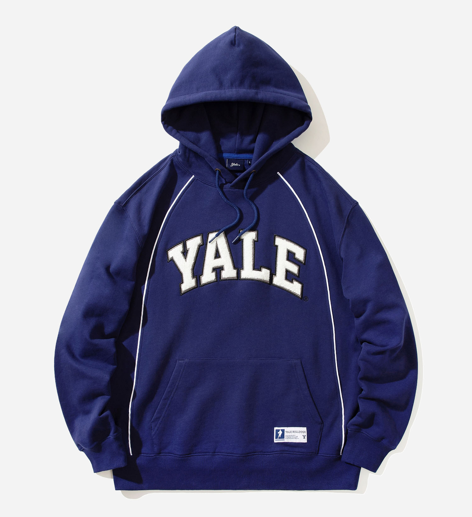 YALE イェール パーカー 3 TONE BOUCLE ARCH PIPING HOODIE スウ...