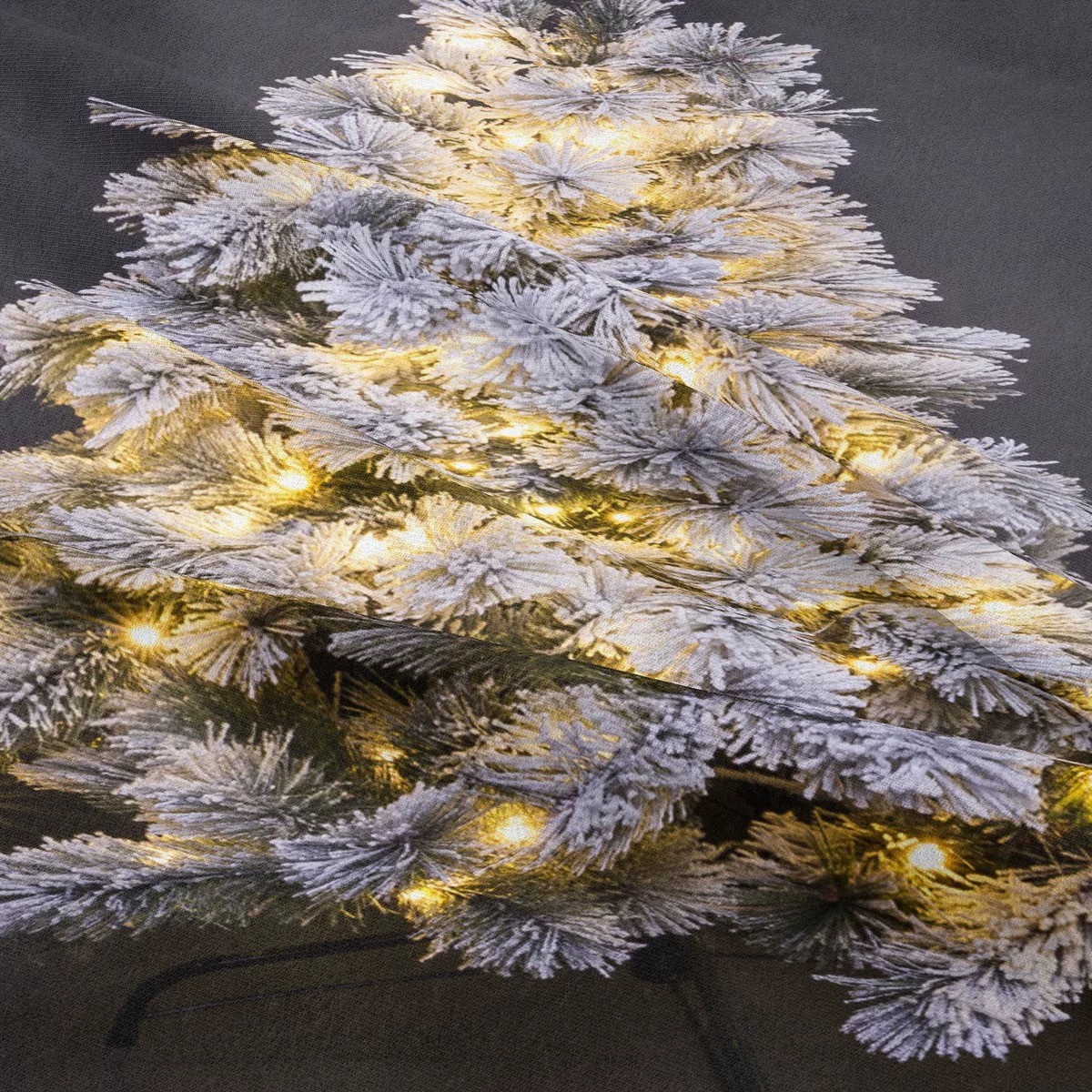 ホワイトXmasタペストリー✳︎シックな壁掛けリース クリスマス 壁掛け