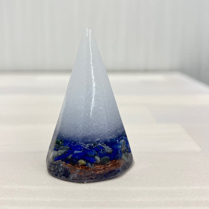 風水開運　幸運引き寄せオルゴナイト＋浄化盛り塩六角皿セット　六芒星　水晶　天然石 Amazon.co.jp: 風水オルゴナイト盛り塩六芒星チャーム付き八角皿