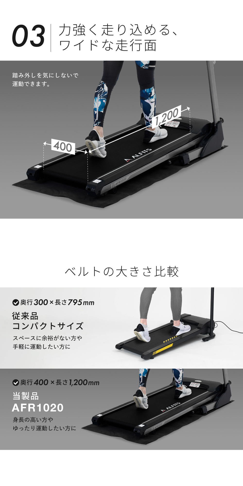 ランニングマシン1020/AFR1020
