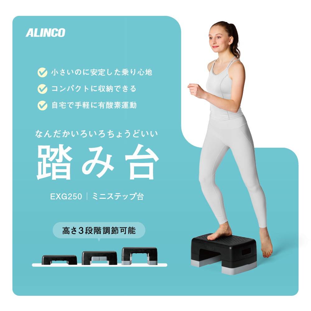 ALINCO ミニステッパー FA49 グリーン アルインコ 室内運動器具 エクササイズ 昇降運動 西岡店 Amazon | ALINCO（アルインコ） ミニステッパー FA49 (ブラック
