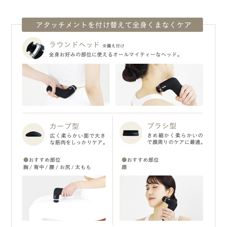 BODY SHAPE GUN MIO/MCB030W(ホワイト)/MCB030K(ブラック)/MCB030P(ピンク)