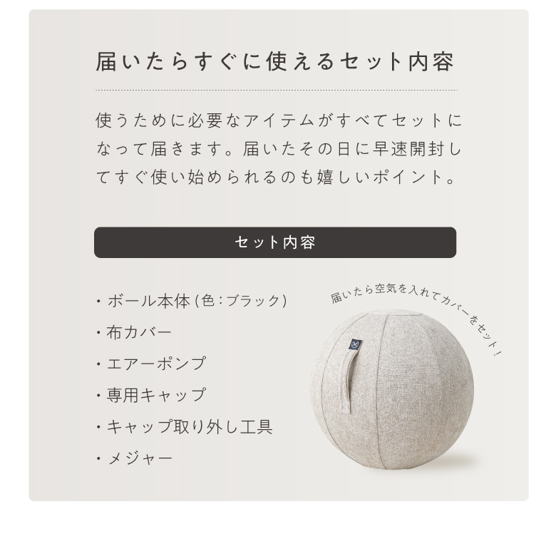 バランスボール シェリア 55cm/MVS355