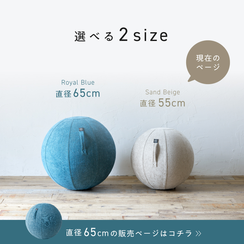 バランスボール シェリア 65cm/MVS365のページへ