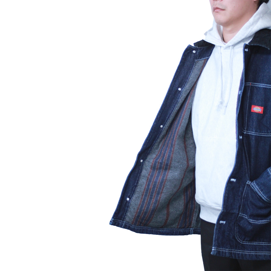Dickies（ディッキーズ） デニム チョアコート ブランケット裏地