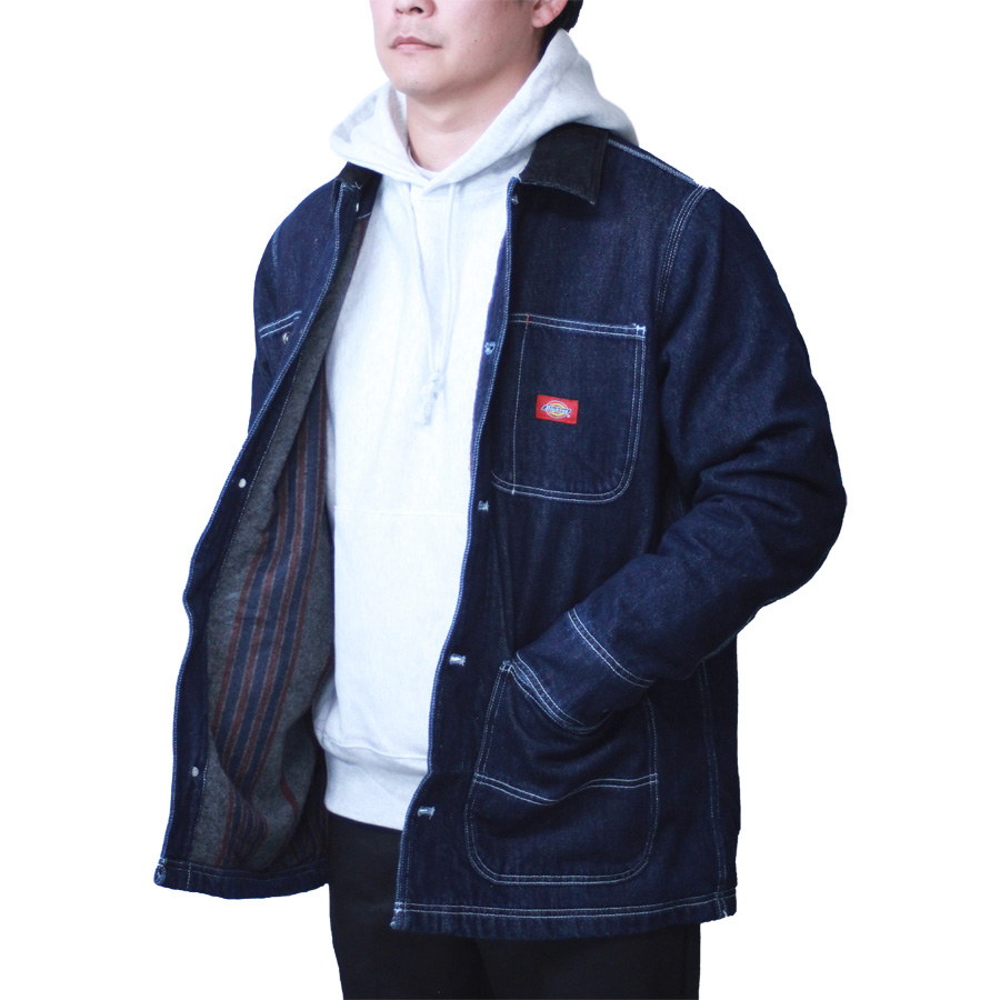Dickies（ディッキーズ） デニム チョアコート ブランケット裏地