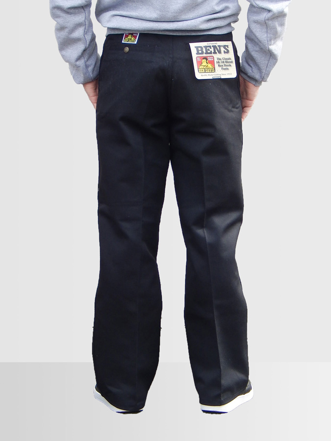 極美品 90-00s BEN DAVIS BEN'S ブラック W32 L30 枯渇U.S.A.製90,sデッドストック希少カラーBEN DAVIS〉90年代