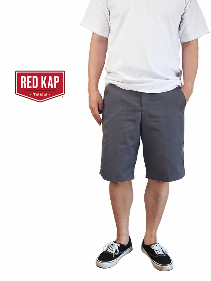 Red Kap PT4C ワークショーツ チャコール 着用