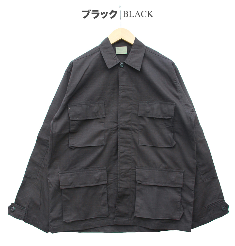 ロスコ ROTHCO BDUジャケット BDUシャツ 100%コットン リップストップ ミリタリージャケット｜a-grade-fukuoka｜04