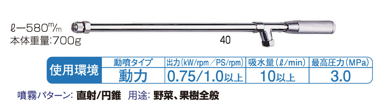 永田製作所 液肥注入機 ポアーノズルSDX型（Ｇ1/4）土壌注入機 空気