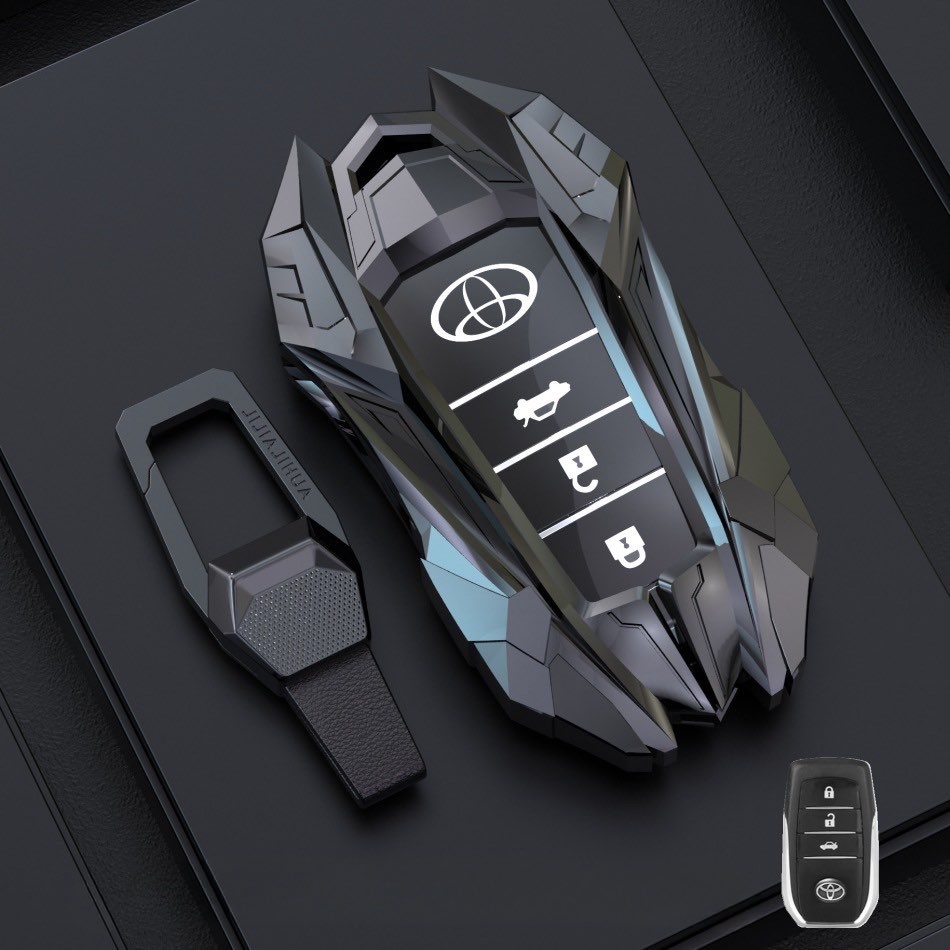 新発売 トヨタ 高級 亜鉛合金製 新型ハリアー 80系 スマートキーケース アルファード ランドクルーザー200系 キーカバー 専用設計 TOYOTA | ブランド登録なし | 01
