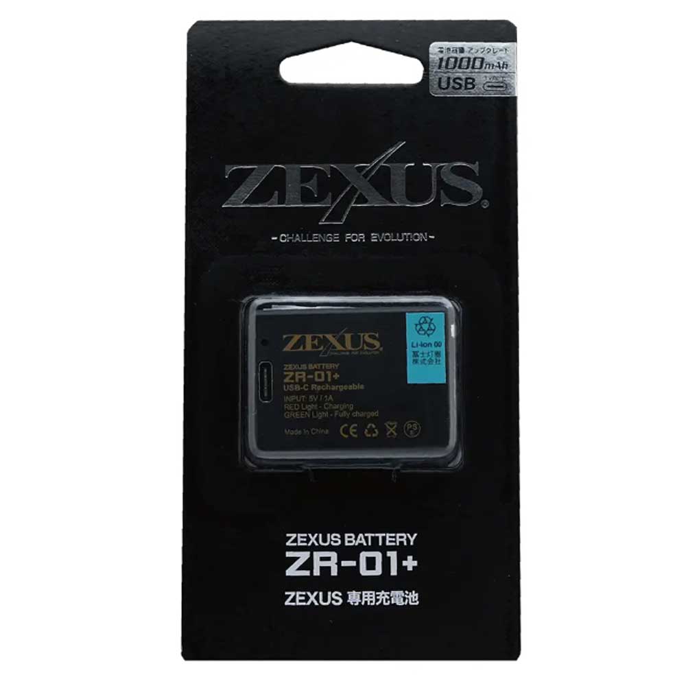 なな ZEXUS/ゼクサス) ZR-01+ リチウムバッテリー (200532) ZEXUS専用充電池