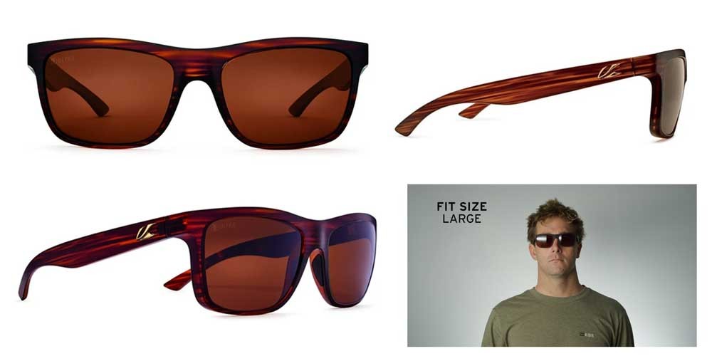 KAENON CLARKE 偏光サングラス Clarke Polarized Sunglasses - Matte Black / Ultra Grey 12