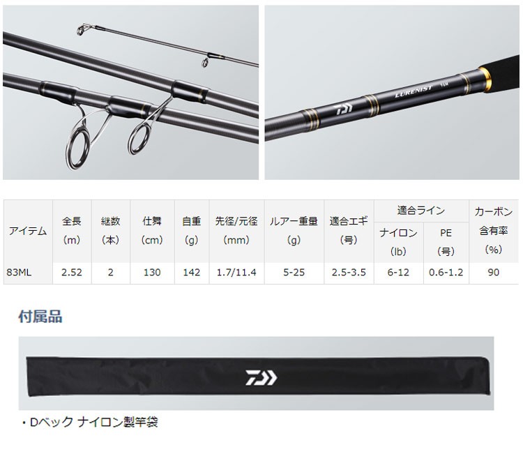 DAIWA（釣り） (DAIWA/ダイワ) ルアーニスト LURENIST 83ML