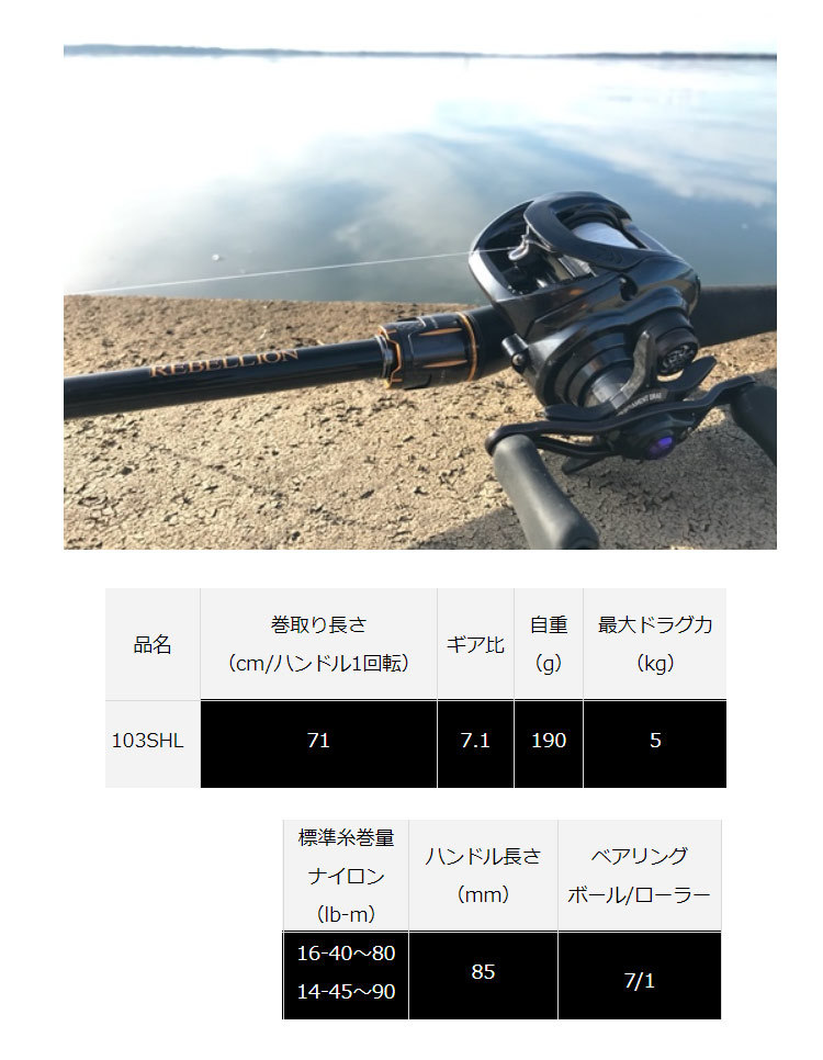 DAIWA（釣り） 【目玉商品】ダイワ 20 タトゥーラ SV TW 103XHL