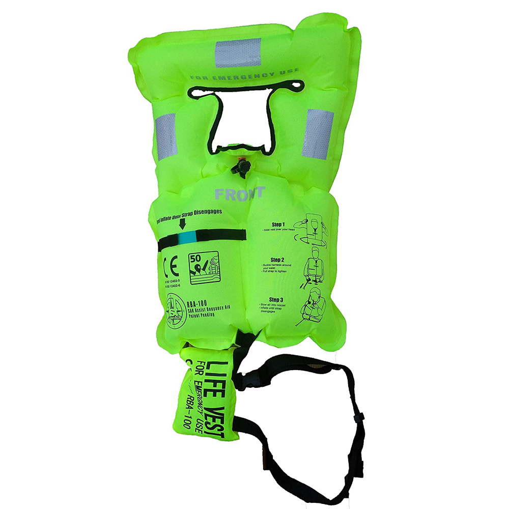 高階救命器具) RBA-100 防災備蓄ライフジャケット Lime Free (158993) : rba-100 : 熊人Yahoo!店 - 通販  - Yahoo!ショッピング