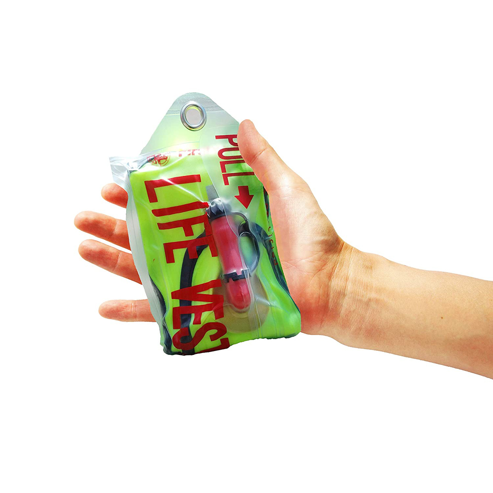 ライフジャケット「RBA-100」 高階救命器具) RBA-100 防災備蓄ライフジャケット Lime Free (158993