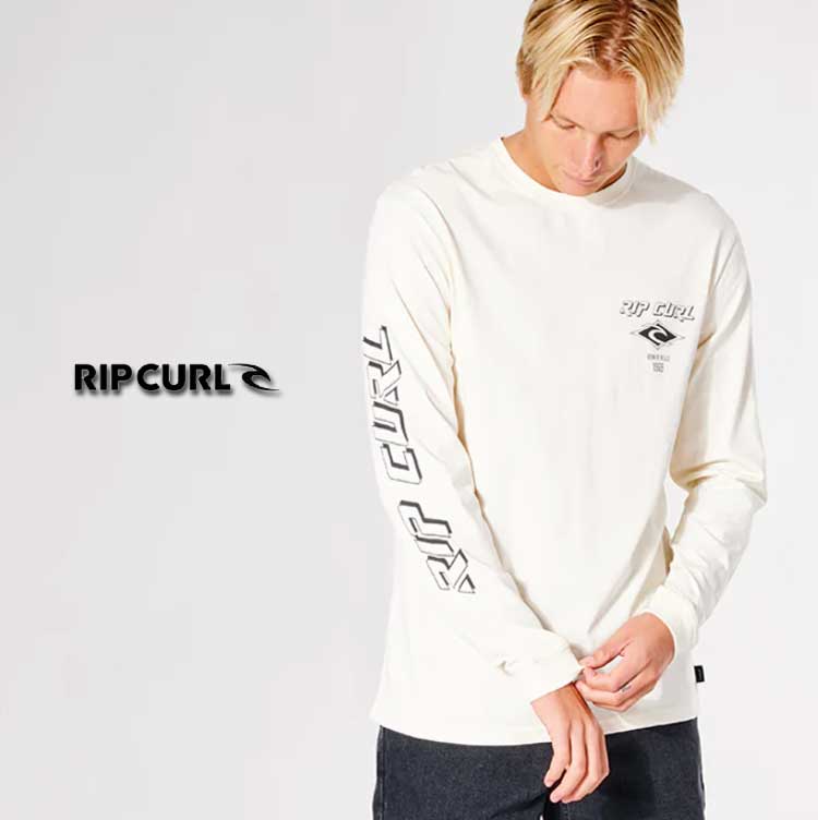 RIPCURL/リップカール) FADE OUT ICON 長袖Tシャツ コットン ロングT