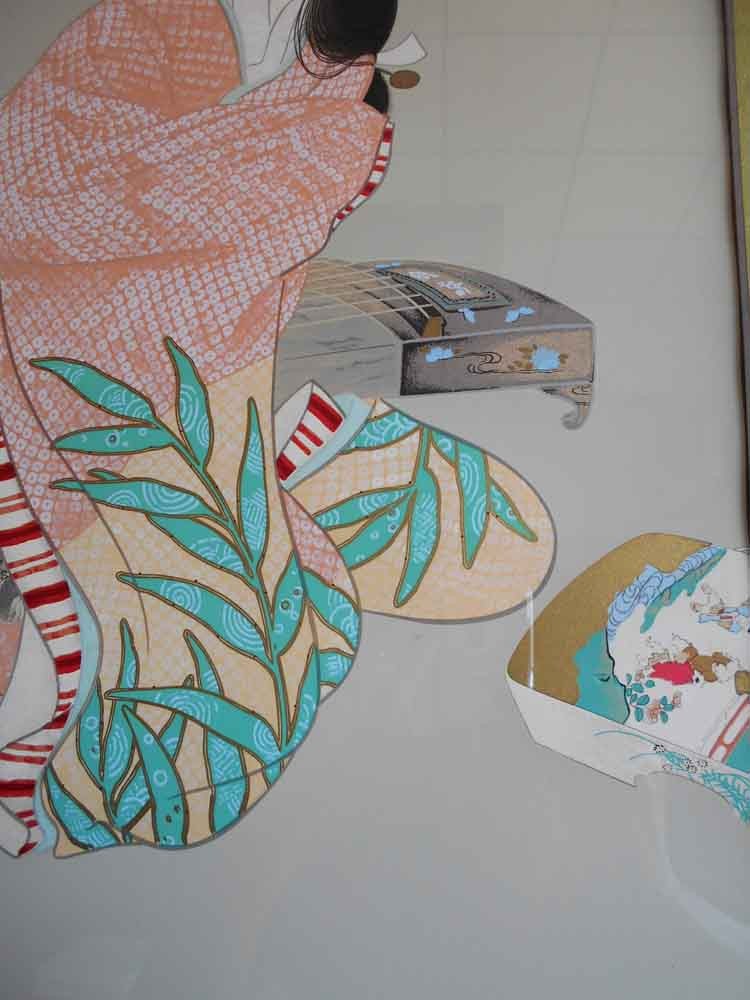 絵画 上村松園 娘深雪／版画 シルクスクリーン 全国送料無料 : 古都