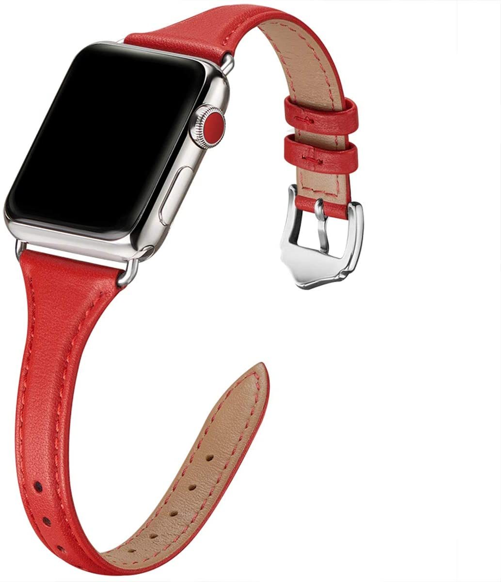 Apple watch バンド ベルト レザー 女性 交換 細め アップルウォッチ series6 SE series5 4 3 2 1 オフィス｜a-kindo｜11