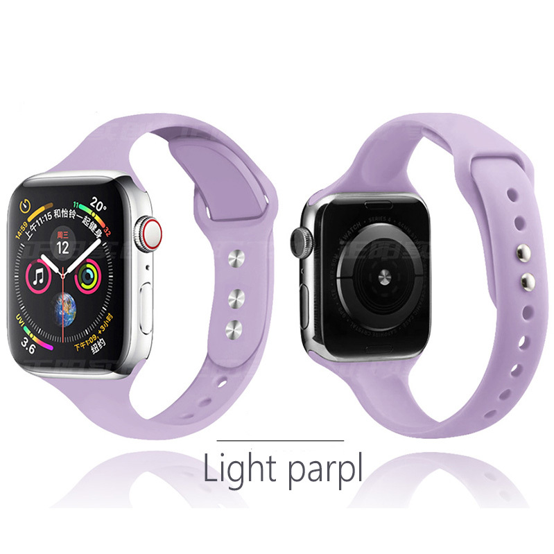 Apple watch バンド ベルト 女性 交換 細め アップルウォッチ series6 SE series5 4 3 2 1 スポーツバンド  :ap-velt-kubir-2:akindoヤフーショッピング店 - 通販 - Yahoo!ショッピング