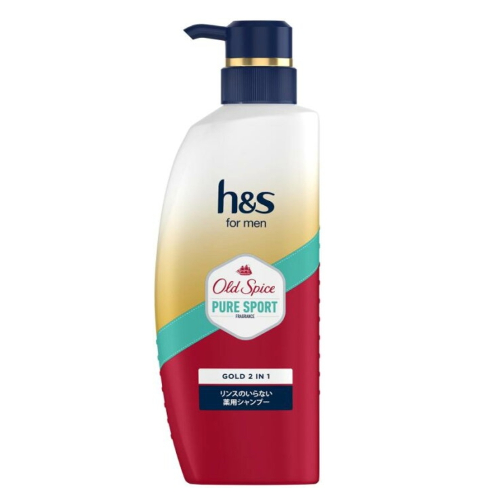 P&G h&s for men ゴールド 2in1 オールドスパイス ピュアスポーツの
