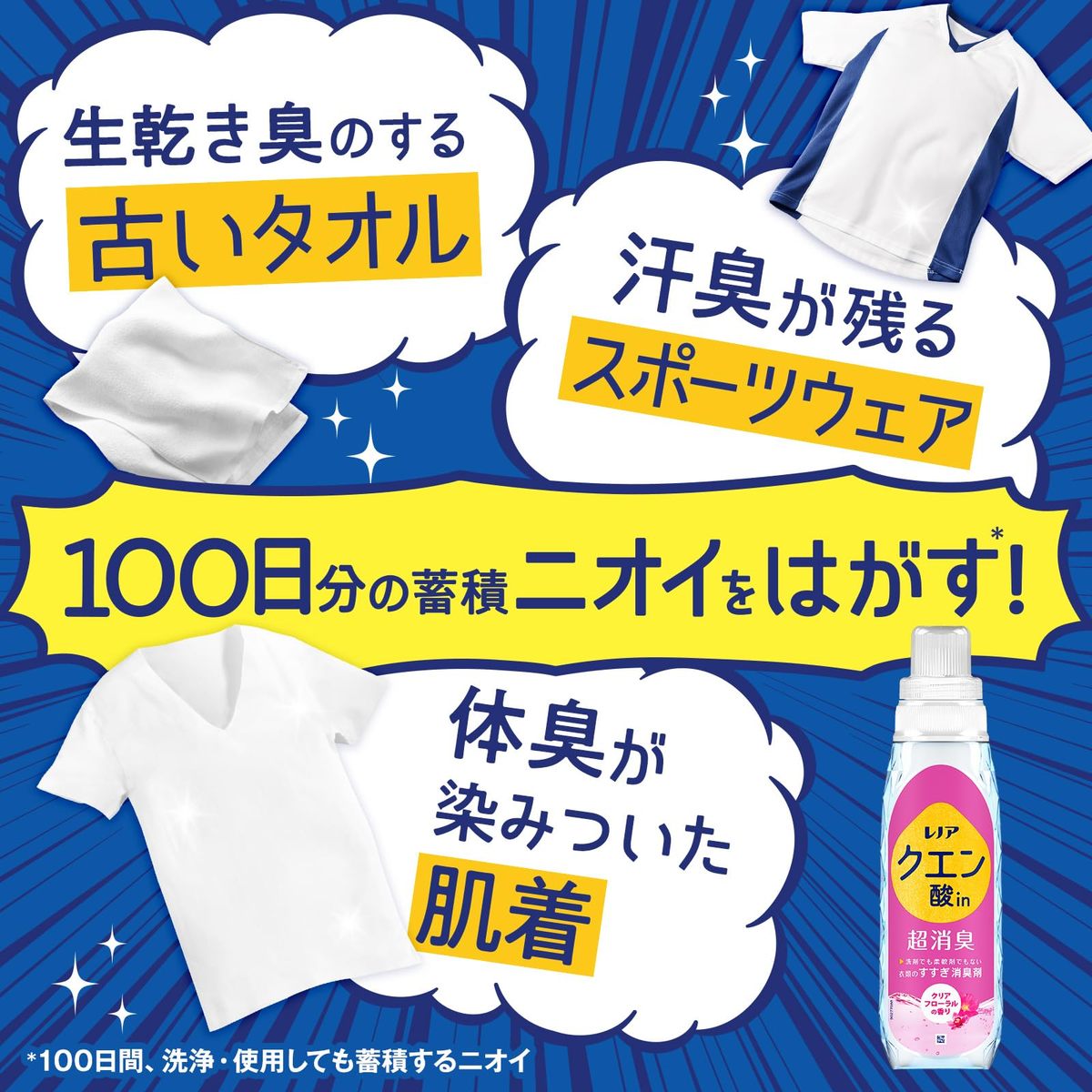 2個セット レノア クエン酸 in 超消臭 クリアフローラルの香り 詰替