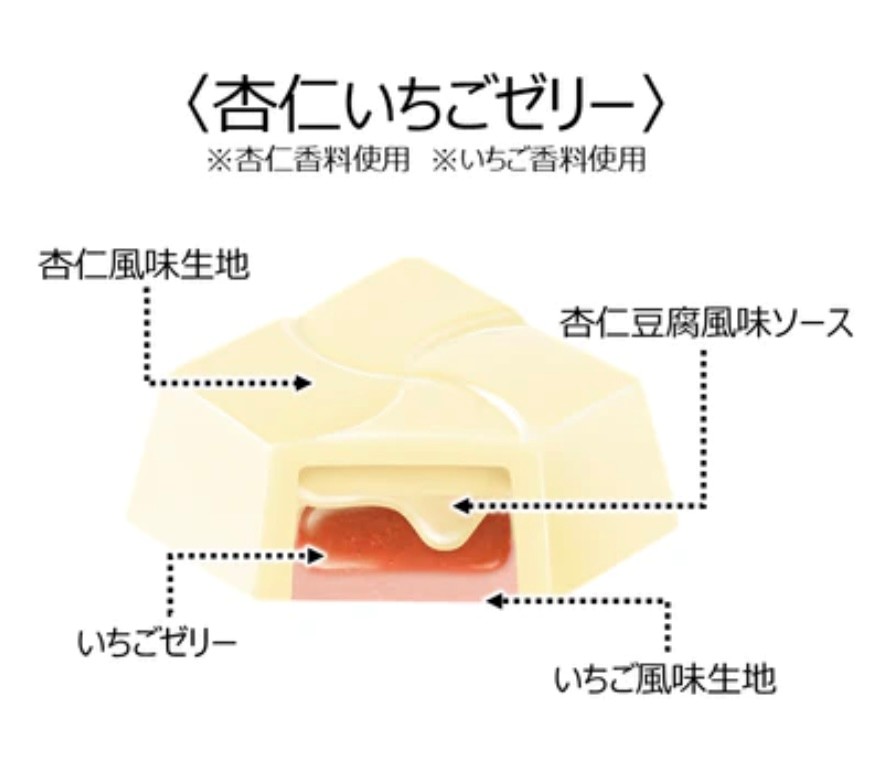 セット】チロルチョコ 杏仁いちごゼリー 1袋(6個)×2袋セット 神奈川