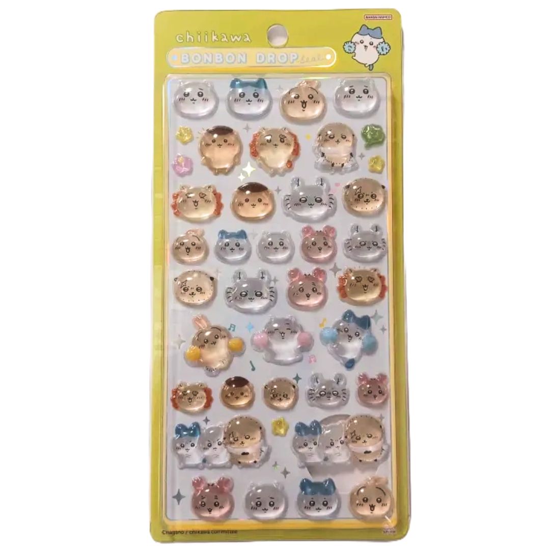 みんな ニコニコ サンスター文具 ボンボンドロップシール ちいかわ