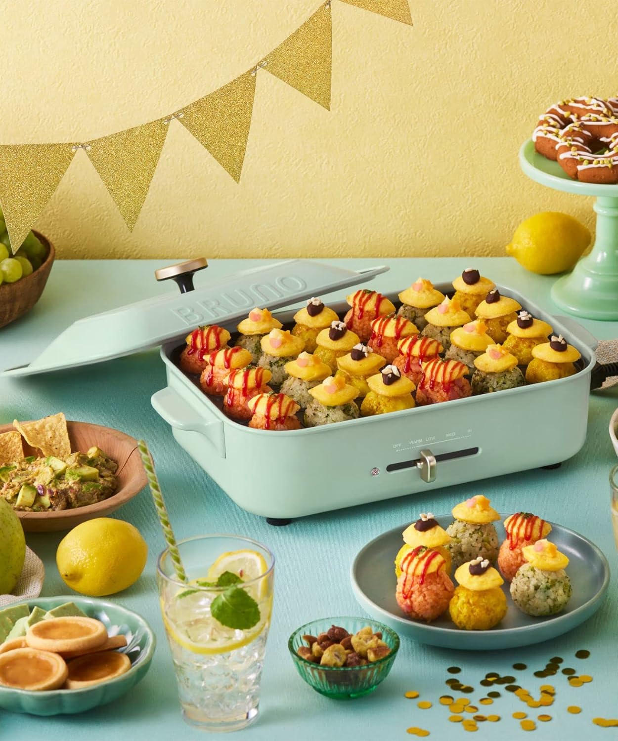 I.D.E.A international - 【新品未開封】BRUNOコンパクトホットプレート BOE021-GR グリーン Amazon | bruno コンパクトホットプレート [ カクタスグリーン