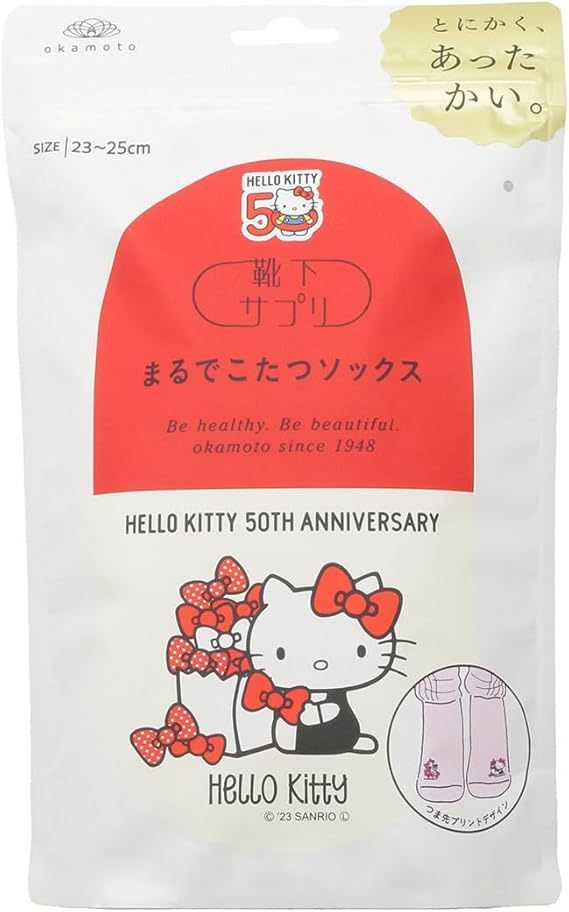 オカモト] 靴下サプリ まるでこたつソックス サンリオコラボデザイン