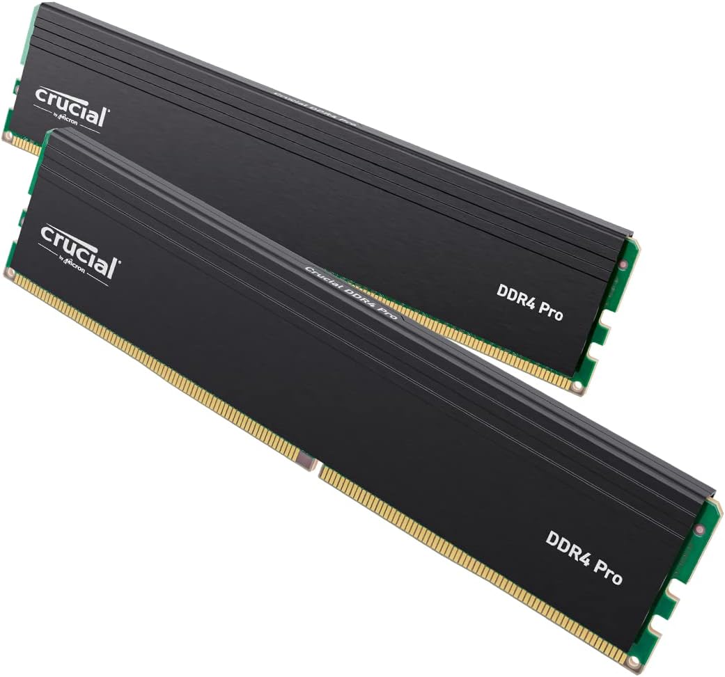 Micron製 DDR4-3200 UDIMM 16GB 2枚組(合計32GB) Crucial(クルーシャル) PRO (マイクロン製) デスクトップ用メモリ DDR4