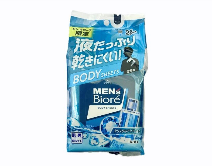 花王 メンズビオレ ボディシート クリスタルアクアの香り 販路限定品