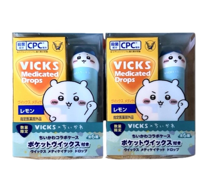 ちいかわ VICKS メディケイテッドドロップス 6種セット ヴィックス メディケイテッドドロップちいかわコラボケース