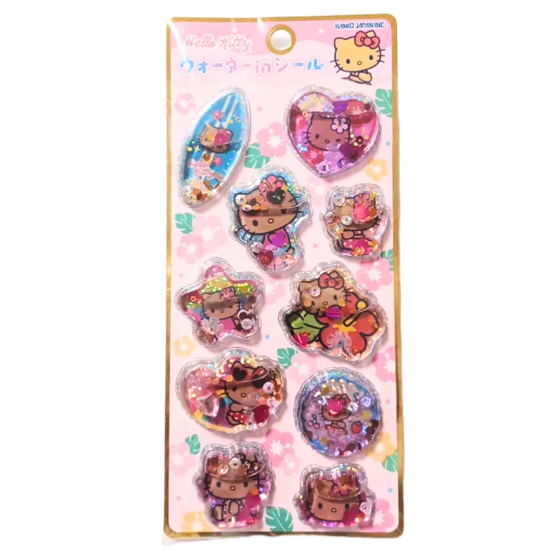 2種セット ハローキティ ウォーターインシール日焼け サンリオ