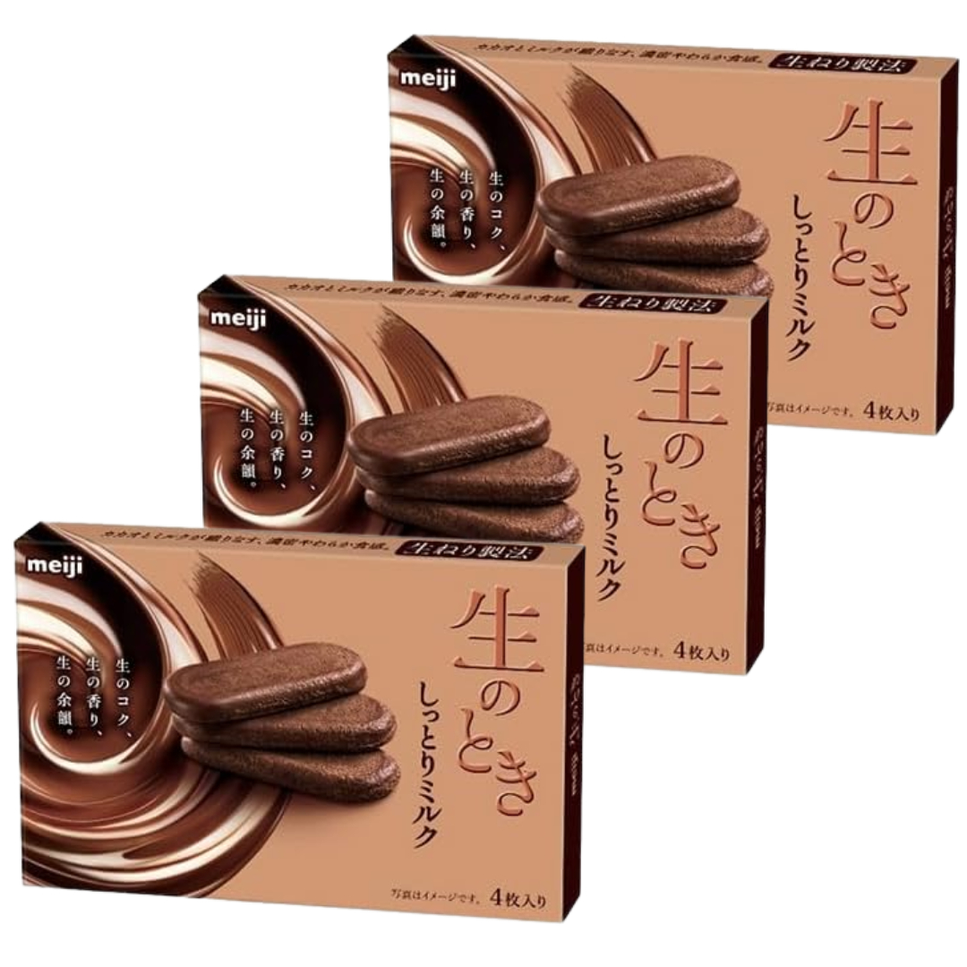3個セット】明治 生のとき しっとりミルク 4個入り×3箱 新潟倉庫 : a